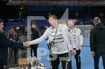 09/02/2023 - Head Coach Jan Brenna (Elverum Handball) - EHF CHAMPIONS LEAGUE - BARCA VS ELVERUM HANDBALL - PALLAMANO - ALTRO