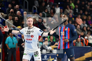 09/02/2023 - Langaas (Elverum Handball) and Mem (Barça) - EHF CHAMPIONS LEAGUE - BARCA VS ELVERUM HANDBALL - PALLAMANO - ALTRO