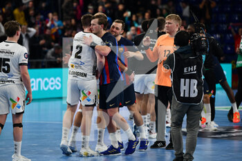 09/02/2023 - Blomberg (Elverum Handball) and Carlsbogard (Barça) - EHF CHAMPIONS LEAGUE - BARCA VS ELVERUM HANDBALL - PALLAMANO - ALTRO