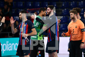 09/02/2023 - Imsgard (Elverum Handball) and Fabregas (Barça) - EHF CHAMPIONS LEAGUE - BARCA VS ELVERUM HANDBALL - PALLAMANO - ALTRO