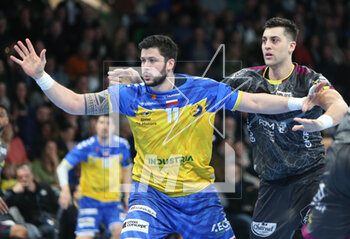 23/02/2023 - Nicolas Tournat of Kielce and Alexandre Cavalcanti of Nantes during the EHF Champions League Handball match between HBC Nantes and Lomza Vive Kielce on February 23, 2023 at H Arena in Nantes, France - HANDBALL - CHAMPIONS LEAGUE - NANTES V KIELCE - PALLAMANO - ALTRO