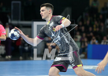 23/02/2023 - Aymeric Minne of Nantes during the EHF Champions League Handball match between HBC Nantes and Lomza Vive Kielce on February 23, 2023 at H Arena in Nantes, France - HANDBALL - CHAMPIONS LEAGUE - NANTES V KIELCE - PALLAMANO - ALTRO