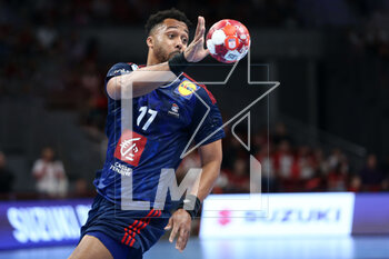 08/03/2023 - Timothey Nguessan of France during the Men's EHF Euro 2024, Qualifiers Handball match between Poland and France on March 8, 2023 at ERGO Arena in Gdansk, Poland - HANDBALL - MEN'S EHF EURO 2024 - QUALIFIERS - POLAND V FRANCE - PALLAMANO - ALTRO