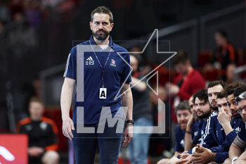 08/03/2023 - Coach Guillaume Gille of France during the Men's EHF Euro 2024, Qualifiers Handball match between Poland and France on March 8, 2023 at ERGO Arena in Gdansk, Poland - HANDBALL - MEN'S EHF EURO 2024 - QUALIFIERS - POLAND V FRANCE - PALLAMANO - ALTRO