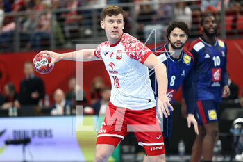 08/03/2023 - Jan Czuwara of Poland during the Men's EHF Euro 2024, Qualifiers Handball match between Poland and France on March 8, 2023 at ERGO Arena in Gdansk, Poland - HANDBALL - MEN'S EHF EURO 2024 - QUALIFIERS - POLAND V FRANCE - PALLAMANO - ALTRO