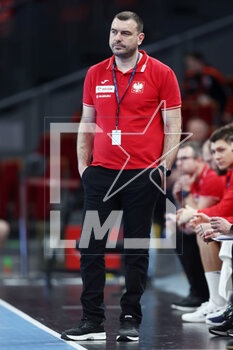 08/03/2023 - Coach Bartosz Jurecki of Poland during the Men's EHF Euro 2024, Qualifiers Handball match between Poland and France on March 8, 2023 at ERGO Arena in Gdansk, Poland - HANDBALL - MEN'S EHF EURO 2024 - QUALIFIERS - POLAND V FRANCE - PALLAMANO - ALTRO