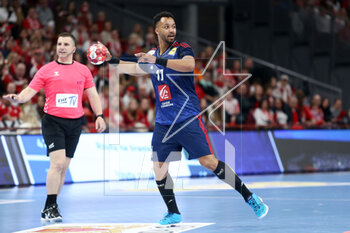08/03/2023 - Timothey Nguessan of France during the Men's EHF Euro 2024, Qualifiers Handball match between Poland and France on March 8, 2023 at ERGO Arena in Gdansk, Poland - HANDBALL - MEN'S EHF EURO 2024 - QUALIFIERS - POLAND V FRANCE - PALLAMANO - ALTRO