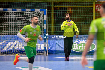 2023-05-10 - Valerio Sampaolo of Raimond Sassari
Brixen Handball - Raimond Handball Sassari
FIGH Serie A Mascile 2022-2023
Semifinale Playoff Gara3
Bressanone, 10/05/2023
Foto di Luigi Canu - PLAYOFF - SEMIFINALE - SSV BRIXEN VS RAIMOND SASSARI G3 - HANDBALL - OTHER SPORTS