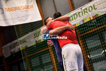 2023-05-10 - Andrea Giordo of Raimond Sassari, Damir Halilkovic of Raimond Sassari
Brixen Handball - Raimond Handball Sassari
FIGH Serie A Mascile 2022-2023
Semifinale Playoff Gara3
Bressanone, 10/05/2023
Foto di Luigi Canu - PLAYOFF - SEMIFINALE - SSV BRIXEN VS RAIMOND SASSARI G3 - HANDBALL - OTHER SPORTS