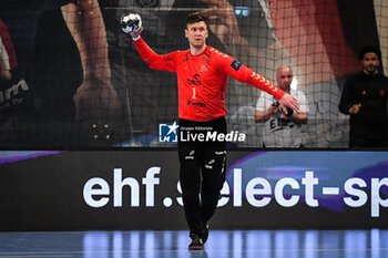 2023-05-17 - Niklas LANDIN JACOBSEN of Kiel during the EHF Champions League, Quarter-finals, 2nd leg handball match between Paris Saint-Germain and THW Kiel on May 17, 2023 at Pierre de Coubertin stadium in Paris, France - HANDBALL - CHAMPIONS LEAGUE - PARIS SG V KIEL - HANDBALL - OTHER SPORTS
