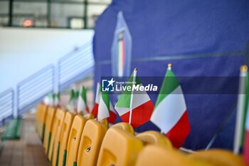 2023-11-05 - Bandierine Italia
Italia Italy - Turchia Turkey Turkiye
IHF - EHF MEN’S WORLD CHAMPIONSHIP 2025
Qualification Europe Phase 1
Chieti, 05/11/2023
Foto di Luigi Canu - FIGH - WORLD CUP QUALIFIERS - ITALY VS TüRKIYE - HANDBALL - OTHER SPORTS