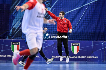 2023-11-05 - Domenico Ebner
Italia Italy - Turchia Turkey Turkiye
IHF - EHF MEN’S WORLD CHAMPIONSHIP 2025
Qualification Europe Phase 1
Chieti, 05/11/2023
Foto di Luigi Canu - FIGH - WORLD CUP QUALIFIERS - ITALY VS TüRKIYE - HANDBALL - OTHER SPORTS