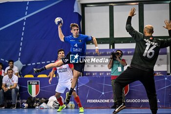 2023-11-05 - Tommaso De Angelis
Italia Italy - Turchia Turkey Turkiye
IHF - EHF MEN’S WORLD CHAMPIONSHIP 2025
Qualification Europe Phase 1
Chieti, 05/11/2023
Foto di Luigi Canu - FIGH - WORLD CUP QUALIFIERS - ITALY VS TüRKIYE - HANDBALL - OTHER SPORTS
