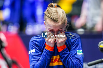 2023-12-12 - Yara ten Holte of the Netherlands is disappointed about the lose during the 26th IHF Women's World Championship, Quarter Finals Handball match between Netherlands and Norway on December 12, 2023 at Trondheim Spektrum in Trondheim, Norway - HANDBALL - IHF WOMEN'S WORLD CHAMPIONSHIP 2023 - NETHERLANDS V NORWAY - HANDBALL - OTHER SPORTS