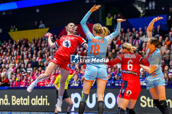 2023-12-12 - Henny Ella Reistad of Norway during the 26th IHF Women's World Championship, Quarter Finals Handball match between Netherlands and Norway on December 12, 2023 at Trondheim Spektrum in Trondheim, Norway - HANDBALL - IHF WOMEN'S WORLD CHAMPIONSHIP 2023 - NETHERLANDS V NORWAY - HANDBALL - OTHER SPORTS