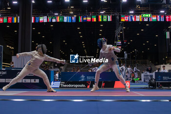 2023-07-22 - Theodoropoulou Andriana (GRE) against Isola Federica (ITA) - FIE SENIOR FENCING WORLD CHAMPIONSHIPS - DAY 1 - FENCING - OTHER SPORTS
