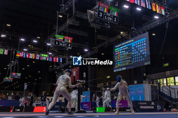 2023-07-22 - Veres Greta (ROU) against Isola Federica (ITA) - FIE SENIOR FENCING WORLD CHAMPIONSHIPS - DAY 1 - FENCING - OTHER SPORTS