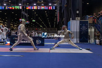2023-07-22 - Fotouhi Mohammad (IRI) against Cacek Krystof (CZE) - FIE SENIOR FENCING WORLD CHAMPIONSHIPS - DAY 1 - FENCING - OTHER SPORTS