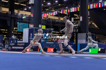 2023-07-22 - Webb Jonathan (GBR) against Low Ho Tin (HKG) - FIE SENIOR FENCING WORLD CHAMPIONSHIPS - DAY 1 - FENCING - OTHER SPORTS