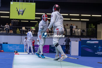 2023-07-23 - Jorgensen Patrick (DEN) against French Dylan (CAN) - FIE SENIOR FENCING WORLD CHAMPIONSHIPS - DAY2 - FENCING - OTHER SPORTS