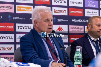 2023-07-24 - Paolo Azzi, Italian Fencing Federation President - FIE SENIOR FENCING WORLD CHAMPIONSHIPS - DAY3 - FENCING - OTHER SPORTS