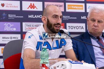 2023-07-24 - Andrea Santarelli, Italian fencer - FIE SENIOR FENCING WORLD CHAMPIONSHIPS - DAY3 - FENCING - OTHER SPORTS