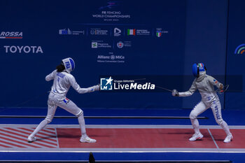 2023-07-25 - Santuccio Alberta (ITA) against Candassamy Marie-Flore (FRA) - FIE SENIOR FENCING WORLD CHAMPIONSHIPS - DAY4 - FENCING - OTHER SPORTS