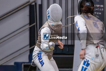 2023-07-26 - Favaretto Martina (ITA) against Garyfallou Stavroula M (GRE) - FIE SENIOR FENCING WORLD CHAMPIONSHIPS - DAY5 - FENCING - OTHER SPORTS