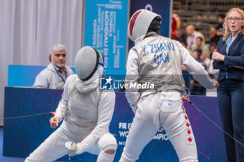 2023-07-26 - Errigo Arianna (ITA) against Zhang Yunija (CAN) - FIE SENIOR FENCING WORLD CHAMPIONSHIPS - DAY5 - FENCING - OTHER SPORTS
