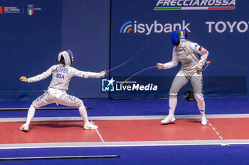 2023-07-26 - Volpi Alice (ITA) against Kiefer Lee (USA) - FIE SENIOR FENCING WORLD CHAMPIONSHIPS - DAY5 - FENCING - OTHER SPORTS
