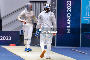 2023-07-27 - Gregorio Rossella (ITA) against Apithy-Brunet Manon (FRA) - FIE SENIOR FENCING WORLD CHAMPIONSHIPS - DAY6 - FENCING - OTHER SPORTS