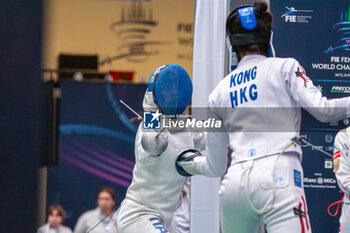 28/07/2023 - Navarria Mara (ITA) against Kong (HKG) - FIE SENIOR FENCING WORLD CHAMPIONSHIPS - DAY7 - SCHERMA - ALTRO