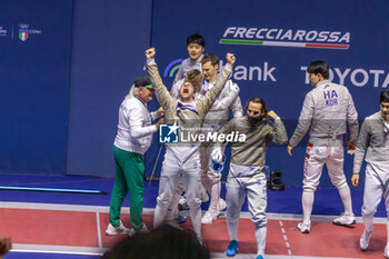 2023-07-28 - Team Hungary wins the final - FIE SENIOR FENCING WORLD CHAMPIONSHIPS - DAY7 - FENCING - OTHER SPORTS