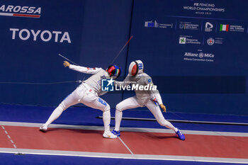 2023-07-29 - Volpi Alice (ITA) against France - FIE SENIOR FENCING WORLD CHAMPIONSHIPS - DAY8 - FENCING - OTHER SPORTS