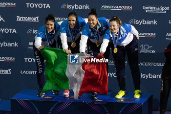 2023-07-29 - Italian team, Favaretto Martina, Volpi Alice, Errigo Arianna, Palumbo Francesca - FIE SENIOR FENCING WORLD CHAMPIONSHIPS - DAY8 - FENCING - OTHER SPORTS