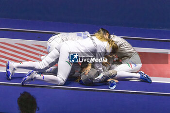 2023-07-30 - Hungary team wins against France team - FIE SENIOR FENCING WORLD CHAMPIONSHIPS - DAY9 - FENCING - OTHER SPORTS