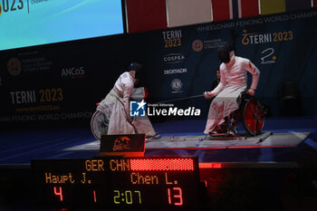 2023-10-07 - Haupt J. (Germany) vs Chen L. (Cina) World Paralympic Fencing Championship - PalaTerni - WORLD PARALYMPIC FENCING CHAMPIONSHIP - FENCING - OTHER SPORTS