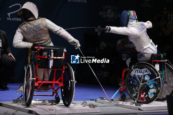 2023-10-07 - Bebe Vio Grandis (taly) vs Moore (Gran Bretagna)
World Paralympic Fencing Championship -
PalaTerni - WORLD PARALYMPIC FENCING CHAMPIONSHIP - FENCING - OTHER SPORTS