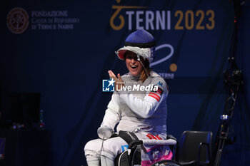 2023-10-08 - Loredana Triglia(ITA) 
women's team competition - semi-finals
World Paralympic Fencing Championship -
PalaTerni 08 October 2023 - WORLD PARALYMPIC FENCING CHAMPIONSHIP - FENCING - OTHER SPORTS