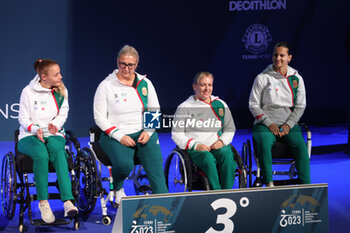 2023-10-08 - UNG Team third place
women's team competition
World Paralympic Fencing Championship -
PalaTerni 08 October 2023 - WORLD PARALYMPIC FENCING CHAMPIONSHIP - FENCING - OTHER SPORTS