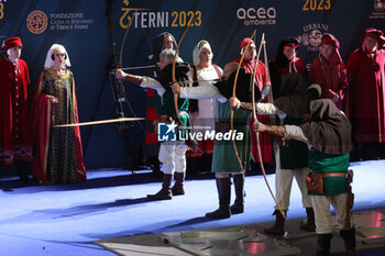 2023-10-03 - World Paralympic Fencing Championship - Games Opening Ceremony
the characters of the Narni ring race
medial body the archers - WORLD PARALYMPIC FENCING CHAMPIONSHIP - GAMES OPENING CEREMONY - FENCING - OTHER SPORTS