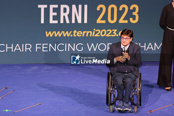 2023-10-03 - World Paralympic Fencing Championship - Games Opening Ceremony
Luca Pancalli president of the Italian Paralympic Committee - WORLD PARALYMPIC FENCING CHAMPIONSHIP - GAMES OPENING CEREMONY - FENCING - OTHER SPORTS