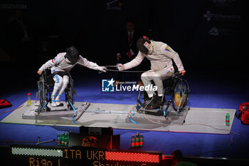 2023-10-03 - World Paralympic Fencing Championship - Games Opening Ceremony the match Rigo L. gold medal winner (Italy) vs Shavkun S. (Ukraine) - WORLD PARALYMPIC FENCING CHAMPIONSHIP - GAMES OPENING CEREMONY - FENCING - OTHER SPORTS