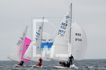 2023-05-04 - GRACE (GER 1075) HOLLAENDER Hannes, HUBREGTSE Ame, HARSBERG Kasper during the 2023 Grand Prix Dragon, French championship Class Dragon on May 3, 2023 in Douarnenez, France - SAILING - GRAND PRIX DRAGON 2023 - DOUARNENEZ - SAILING - OTHER SPORTS