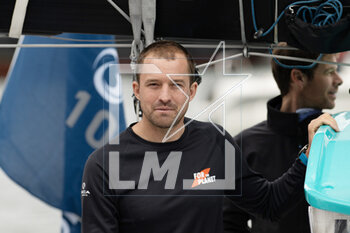 2023-05-08 - Sam Goodchild, FOR THE PLANET during the start of the Guyader Bermudes 1000 Race 2023, IMOCA Globe Series sailing race on May 7, 2023 in Brest, France - SAILING - GUYADER BERMUDES 1000 RACE 2023 - SAILING - OTHER SPORTS