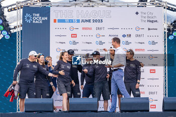 2023-06-14 - VO65, WindWhisper Racing Team during the Ocean Race 2023 on June 14, 2023 in The Hague/Scheveningen, The Netherlands - SAILING - THE OCEAN RACE 2023 - THE HAGUE - SAILING - OTHER SPORTS