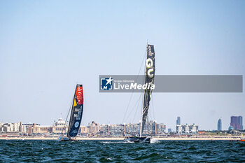 2023-06-13 - Imoca, Team Malizia (left) and GUYOT environnement-Team Europe (right) during the Ocean Race 2023 on June 13, 2023 in The Hague/Scheveningen, The Netherlands - SAILING - THE OCEAN RACE 2023 - THE HAGUE - SAILING - OTHER SPORTS