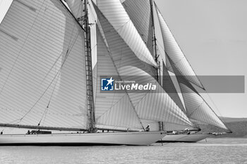 2023-08-22 - Moonbeam IV et Mariquita during the Brest Finistere Classic Douarnenez 2023, classic sailing regattas on August 22, 2023 in Brest, France - SAILING - BREST FINISTERE CLASSIC 2023 - SAILING - OTHER SPORTS