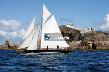 2023-08-25 - Pen Duick during the Brest Finistere Classic Douarnenez 2023, classic sailing regattas on August 25, 2023 in Brest, France - SAILING - BREST FINISTERE CLASSIC 2023 - SAILING - OTHER SPORTS