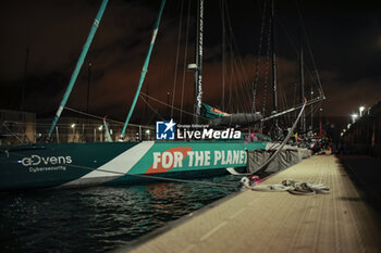 2023-11-07 - GOODCHIL Sam (gbr), KOCH Antoine (fra), For the Planet, in Le Havre harbour prior to the start of the 16th edition of the Transat Jacques Vabre, yachting race from Le Havre, France to Fort de France, Martinique, on November 7th, 2023 - SAILING - TRANSAT JACQUES VABRE 2023 - START - SAILING - OTHER SPORTS